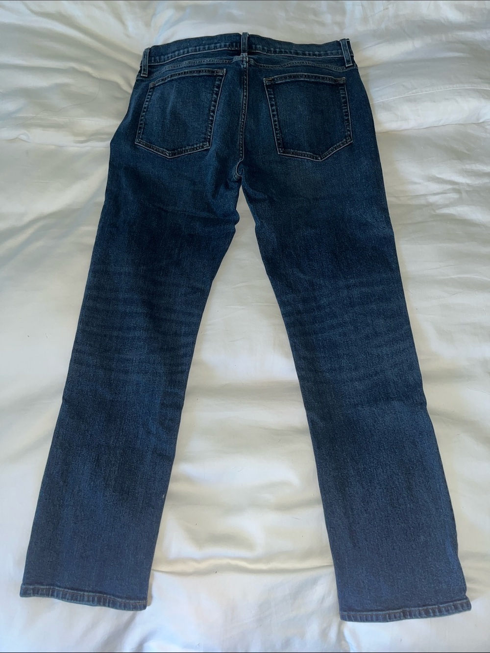 J. Crew Men's Dark Indigo Straight Jeans - Picture 4 of 4
